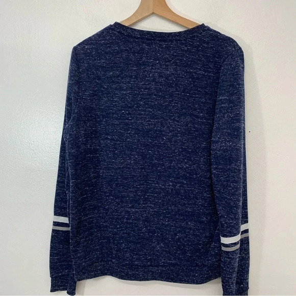 Penn State Woman Top Medium  Blue Nittany Lions Long Sleeve Hi Lo Knit Crew Neck - Picture 5 of 9